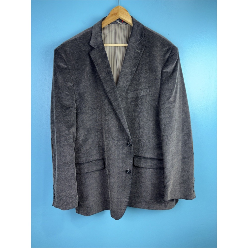 Ralph Lauren Mens Brown Corduroy Blazer Elbow Patches 50R Coat Old Money Preppy